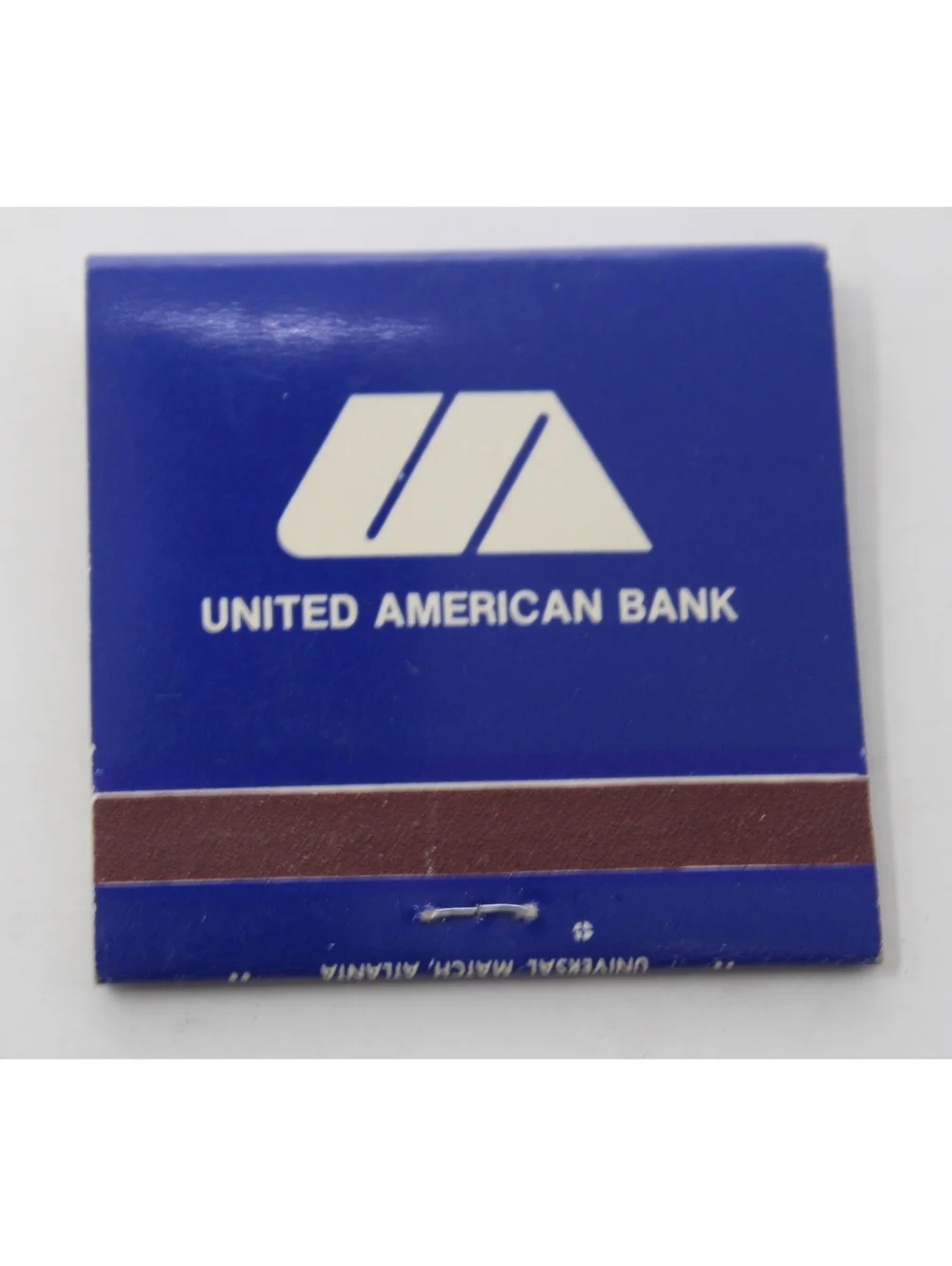 Vintage 1970s Matchbook United American Bank Knoxville Tennessee Universal Match